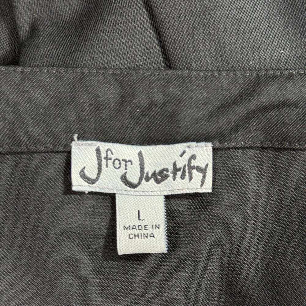Vtg Y2K 90s Justify Romper Lg Cargo Utility Gothic Emo Street Grunge Deadstock - Picture 13 of 14
